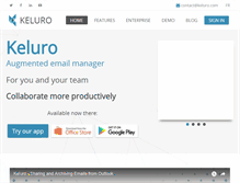 Tablet Screenshot of keluro.com
